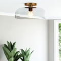 Alora Mood ALM-SYLVIA-SF-BG-CL - Laelamp SYLVIA 1xE27/60W/230V kuldne