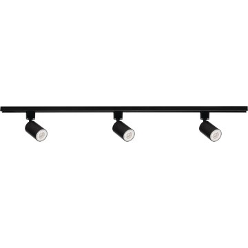 ALTEAR siinisüsteemi spotvalgusti 3xGU10/10W/230V 1m must