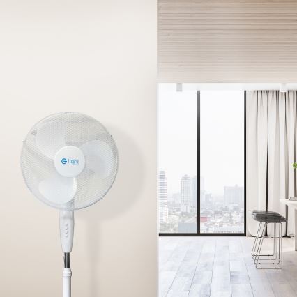 Alusega ventilaator STANDING 128 cm 45W