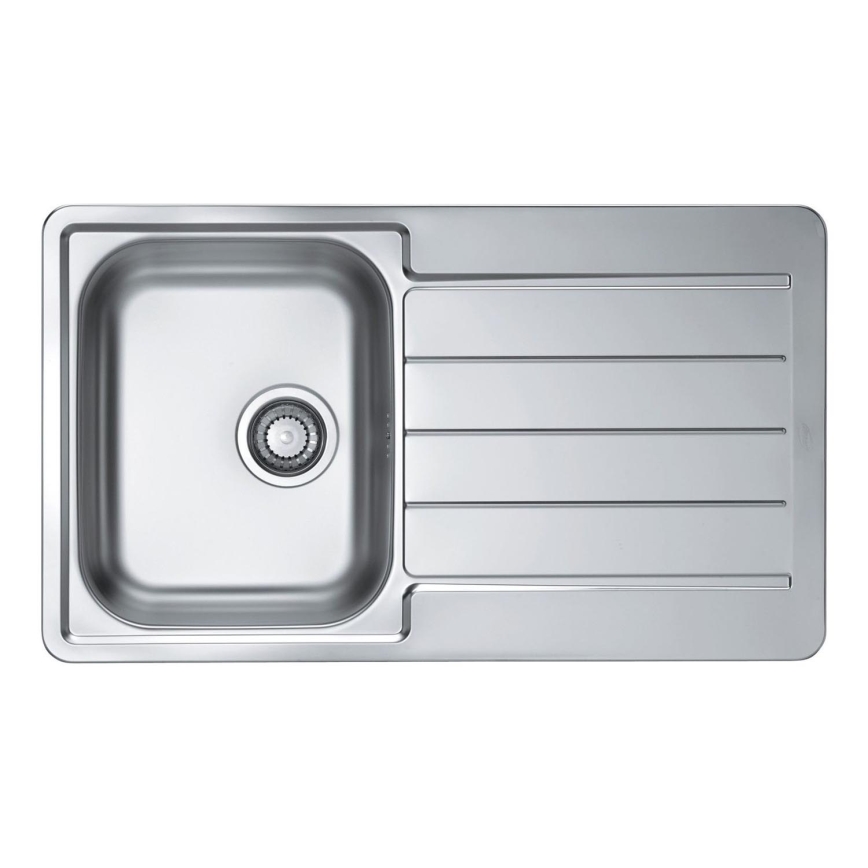 ALVEUS 1065560 - Valamu kööki LINE 86x50 cm matt teras/satiin