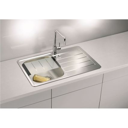ALVEUS 1069147 - Valamu kööki LINE 79x50 cm matt teras/satiin