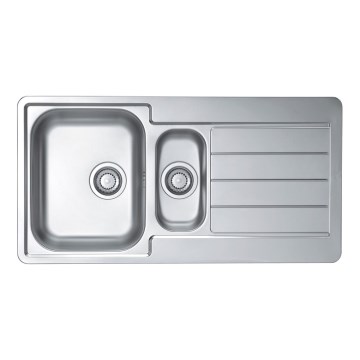 ALVEUS 1082440 - Valamu kööki LINE 98x50 cm matt teras/satiin