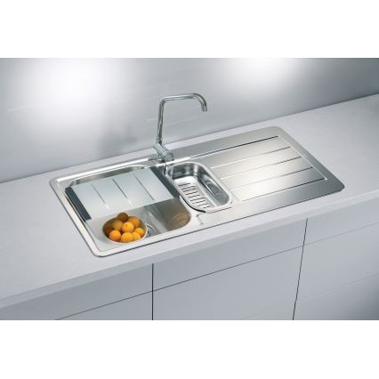 ALVEUS 1082440 - Valamu kööki LINE 98x50 cm matt teras/satiin