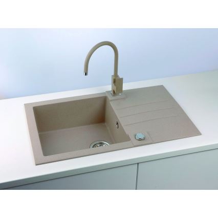 ALVEUS 1090946 - Valamu kööki ROCK 78x48 cm graniit/beež