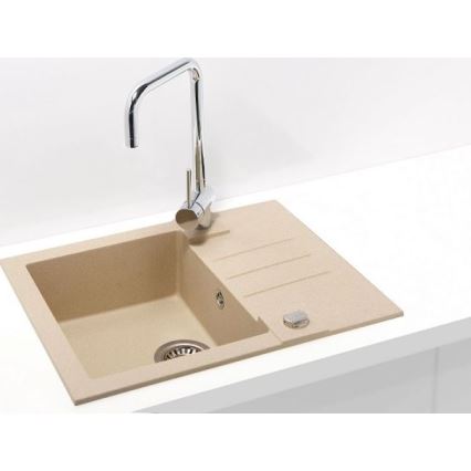 ALVEUS 1090950 - Valamu kööki ROCK 59,5x47,5 cm graniit/beež