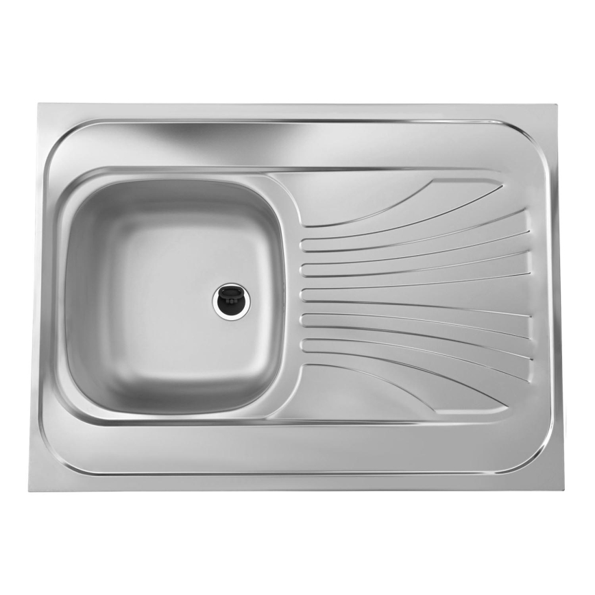 ALVEUS 1095618 - Valamu kööki CLASSIC 80x60 cm matt teras/satiin without rim, pöörlev