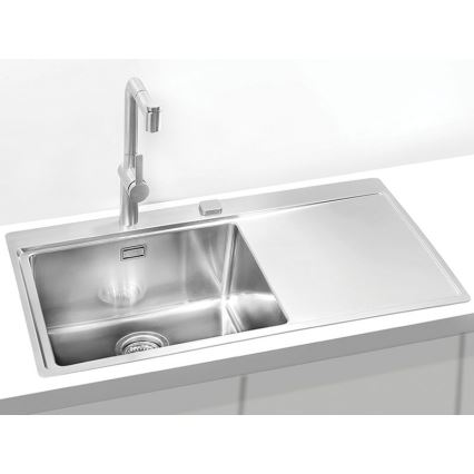 ALVEUS 1103652 - Valamu kööki PURE 86x52,5 cm satin, vasak