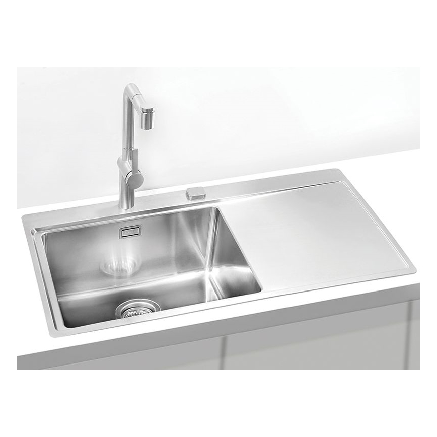 ALVEUS 1103652 - Valamu kööki PURE 86x52,5 cm satin, vasak