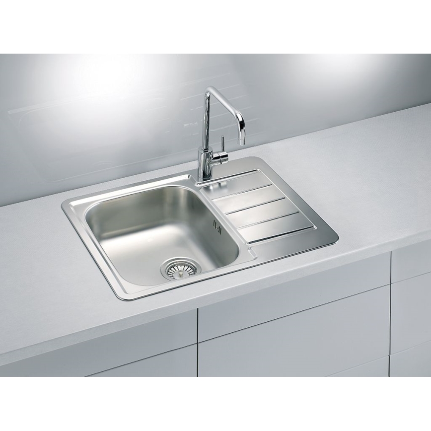 ALVEUS 1125356 - Valamu kööki LINE 61,5x50 cm matt teras/satiin