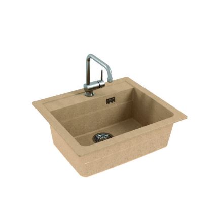 ALVEUS 1131994 - Valamu kööki ATROX 59x50 cm graniit/beež