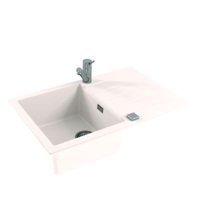 ALVEUS 1132022 - Valamu kööki CADIT 79x50 cm graniit/valge