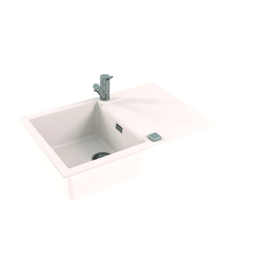 ALVEUS 1132022 - Valamu kööki CADIT 79x50 cm graniit/valge