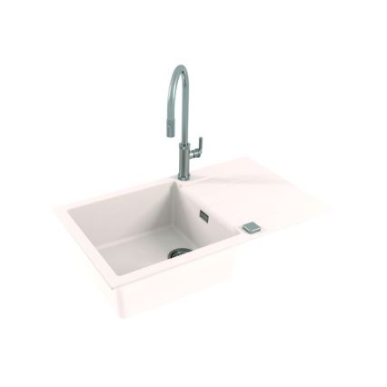 ALVEUS 1132027 - Valamu kööki CADIT 86x50 cm graniit/valge