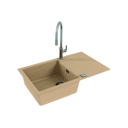 ALVEUS 1132029 - Valamu kööki CADIT 86x50 cm graniit/beež
