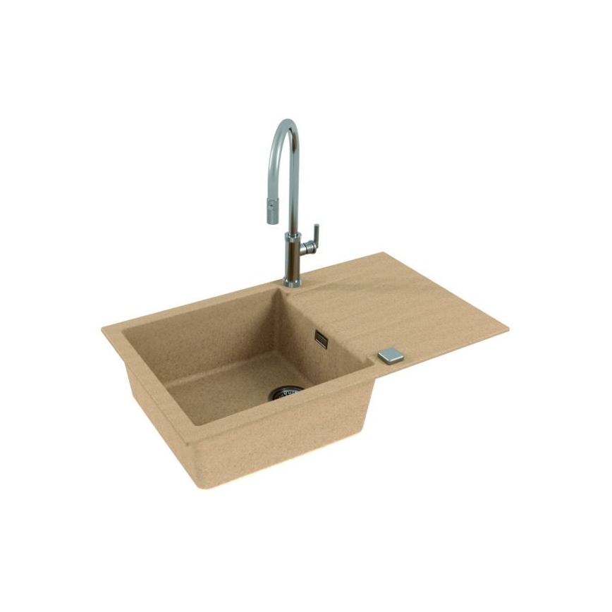 ALVEUS 1132029 - Valamu kööki CADIT 86x50 cm graniit/beež