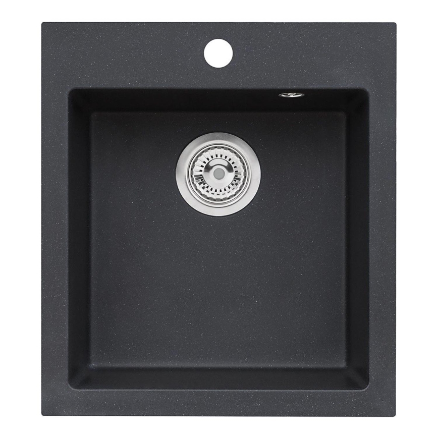 ALVEUS 1133432 - Valamu kööki CORTINA 50x45 cm graniit/must