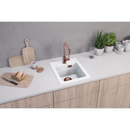 ALVEUS 1139079 - Valamu kööki ATROX 50x40 cm graniit/valge