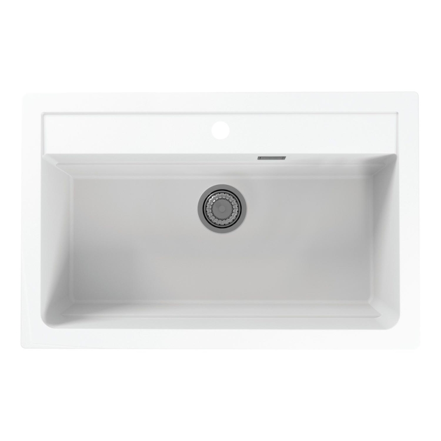 ALVEUS 1140443 - Valamu kööki ATROX 79x50 cm graniit/valge