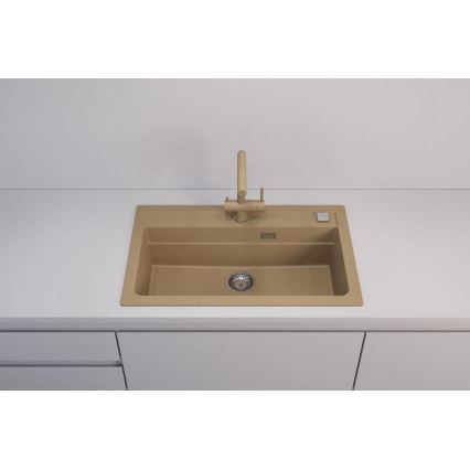 ALVEUS 1140445 - Valamu kööki ATROX 79x50 cm graniit/beež