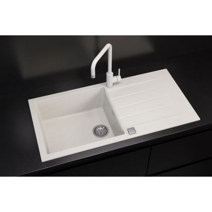 ALVEUS 1140594 - Valamu kööki CADIT 100x50 cm graniit/valge