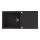 ALVEUS 1140598 - Valamu kööki CADIT 100x50 cm graniit/must
