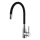 ALVEUS 1144427 - Valamu kraan paindliku varrega MINTAS 34 cm läikiv kroom/must