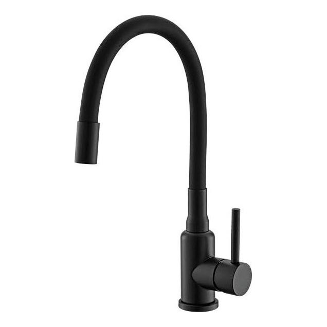 ALVEUS 1144433 - Valamu kraan paindliku varrega MINTAS 34 cm matt must
