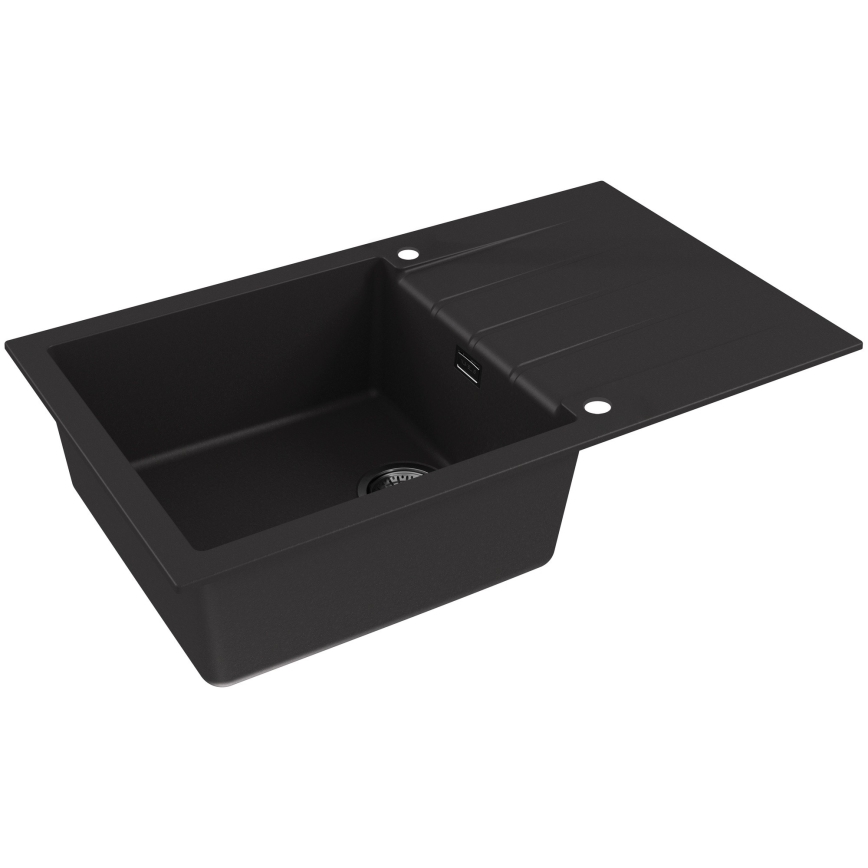 ALVEUS 1148160 - Valamu kööki CADIT 86x50 cm graniit/must