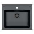 ALVEUS 1148162 - Valamu kööki ATROX 59x50 cm graniit/must