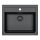 ALVEUS 1148162 - Valamu kööki ATROX 59x50 cm graniit/must