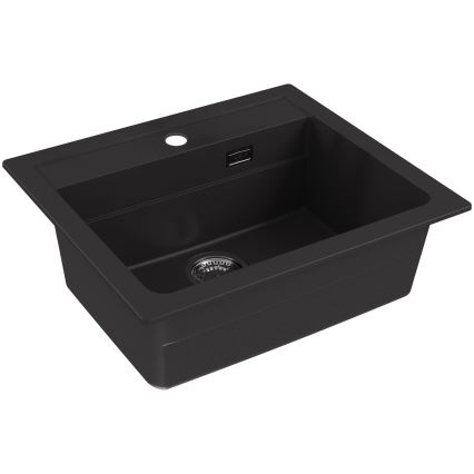 ALVEUS 1148162 - Valamu kööki ATROX 59x50 cm graniit/must