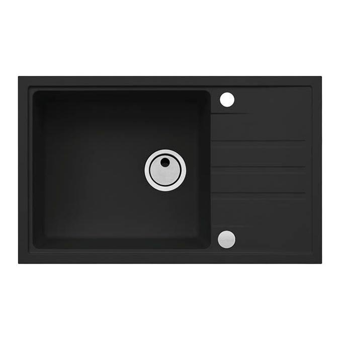 ALVEUS 1149117 - Valamu kööki INTERMEZZO 78x48 cm graniit/must