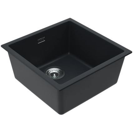 ALVEUS 1150048 - Valamu kööki OMNI 45x45 cm graniit/must