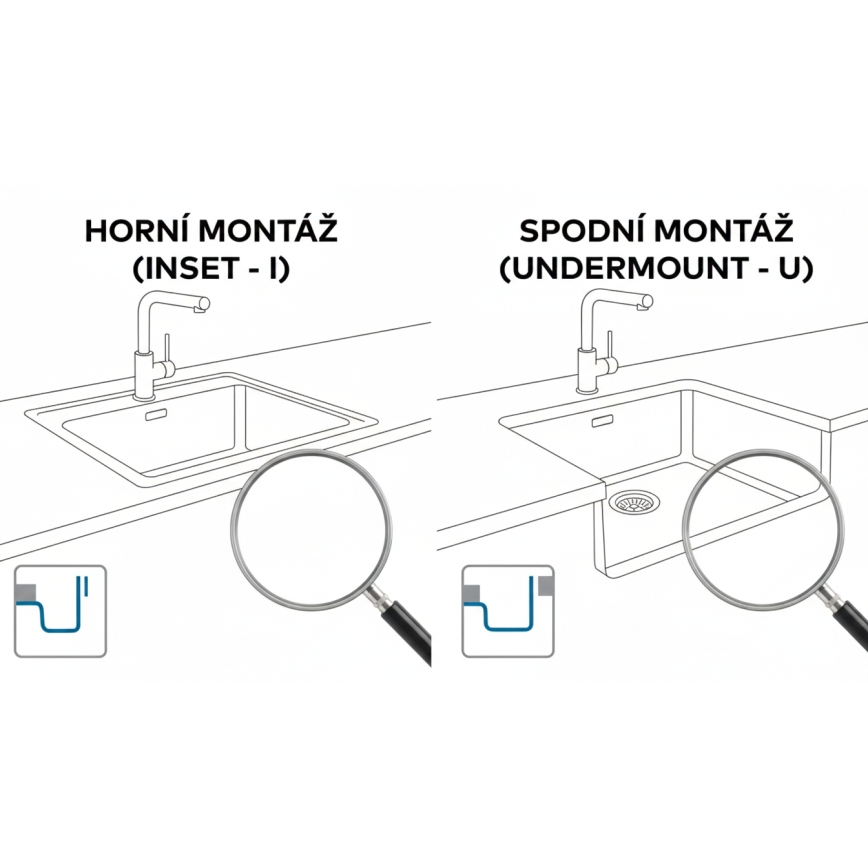 ALVEUS 1150057 - Köögivalamu OMNI 55x45 cm graniit/must