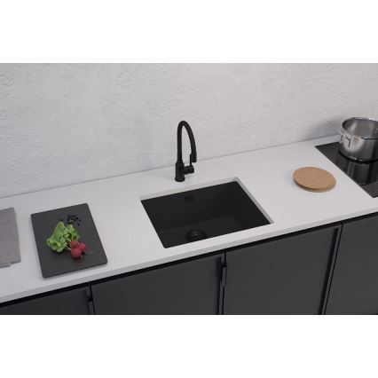 ALVEUS 1150057 - Valamu kööki OMNI 55x45 cm graniit/must