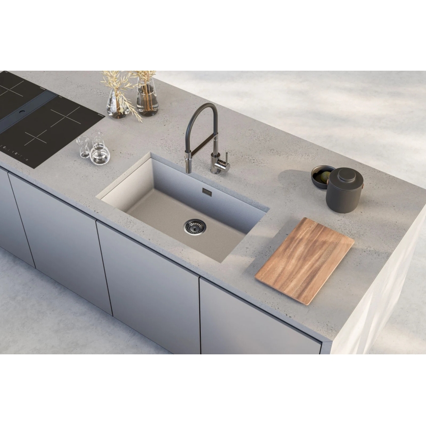 ALVEUS 1150058 - Valamu kööki OMNI 75x45 cm graniit/valge