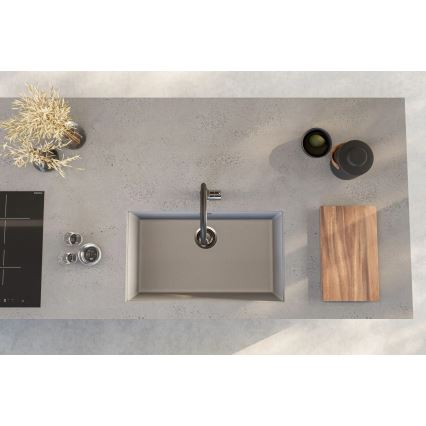 ALVEUS 1150058 - Valamu kööki OMNI 75x45 cm graniit/valge
