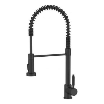 ALVEUS 1150887 - Valamu kraan paindliku varrega koos spreiga URBAN 47,1 cm must