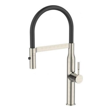 ALVEUS 1150892 - Valamu kraan paindliku varrega koos spreiga MIRAGE 49,5 cm satiin