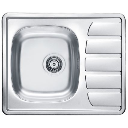 ALVEUS SETA265 - Köögi valamu ZOOM 61,5x50 cm + RIVIERA segisti 14,8 cm satin/kroomi