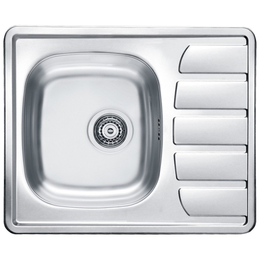 ALVEUS SETA265 - Köögi valamu ZOOM 61,5x50 cm + RIVIERA segisti 14,8 cm satin/kroomi