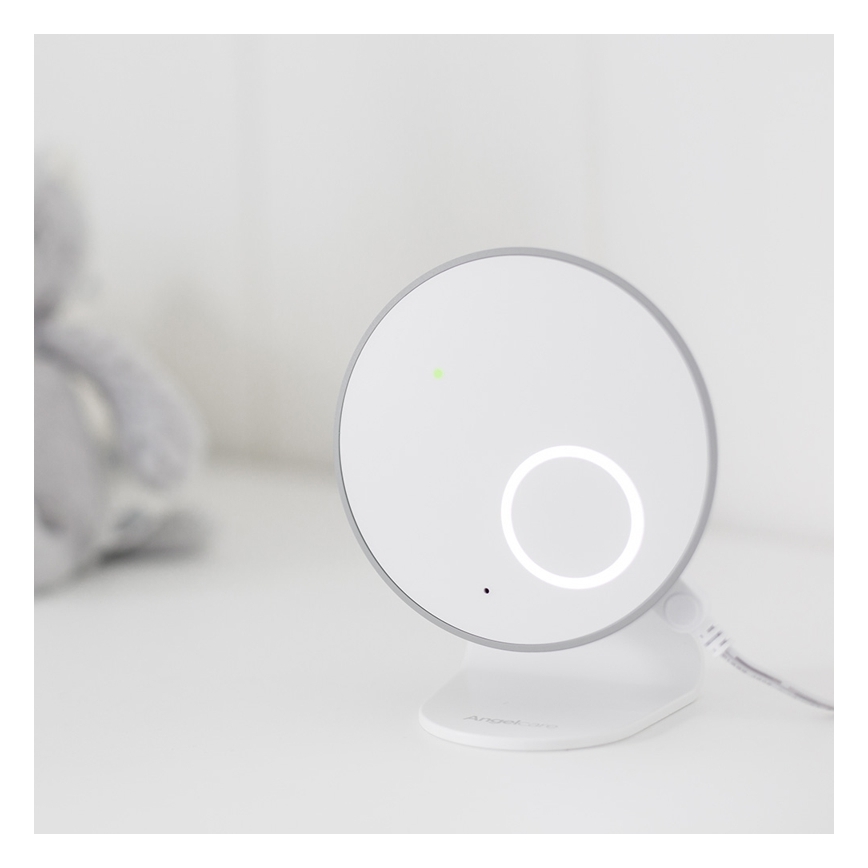 Angelcare - KOMPLEKT Hingamismonitor 16x16 cm + heliga beebimonitor USB