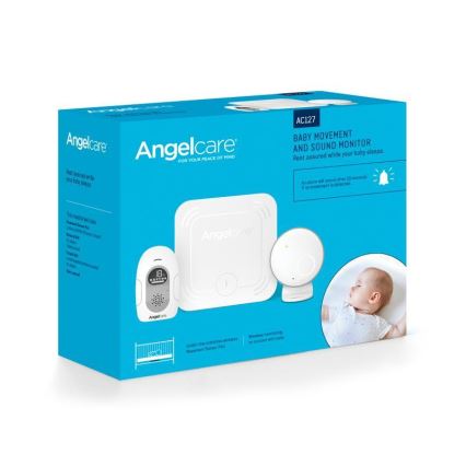 Angelcare - KOMPLEKT Hingamismonitor 16x16 cm + heliga beebimonitor USB