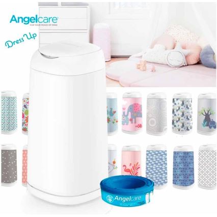 Angelcare - Mähkmete prügikast DRESS UP + 1x täitekassett