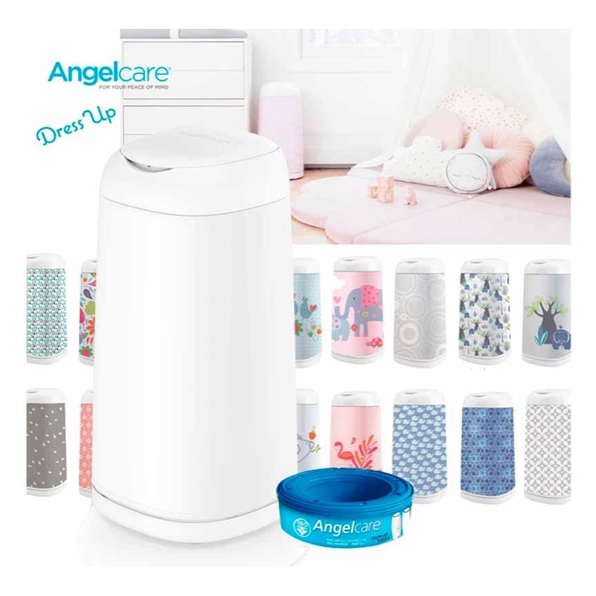 Angelcare - Mähkmete prügikast DRESS UP + 1x täitekassett