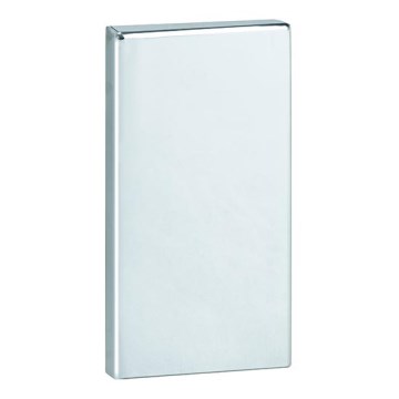 Ankurplaat 12x22,5 cm roostevaba teras/must