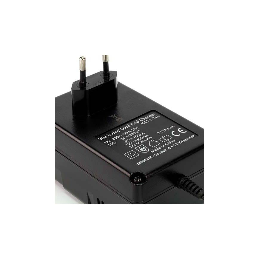 Ansmann 03723 ALCS 2-24A - Pliiakude laadija 2-24V/2,4-24Ah