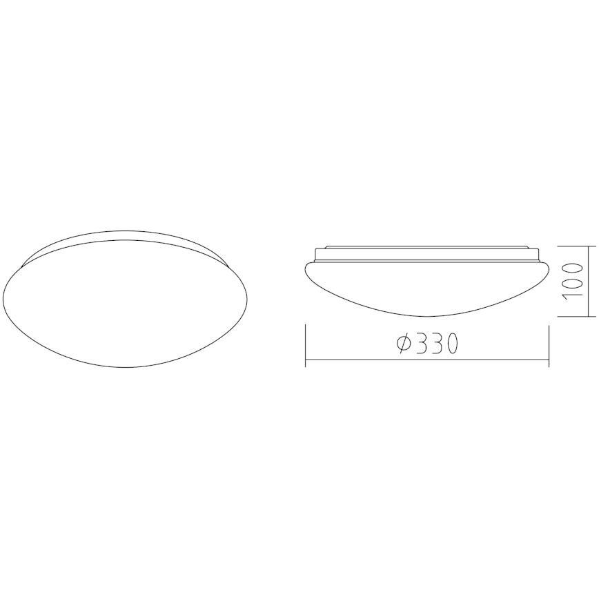 APLED - LED Laevalgusti LENS P TRICOLOR LED/18W/230V IP41 2700 - 6500K 1210lm