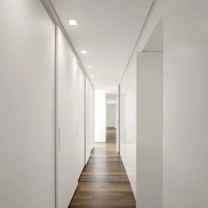 APLED - LED Süvistatav valgusti SQUARE SLIM LED/8W/230V 9x9 cm valge