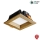 APLED - LED Süvistatav valgusti SQUARE WOODLINE LED/3W/230V 3000K 9x9 cm tamm täispuit